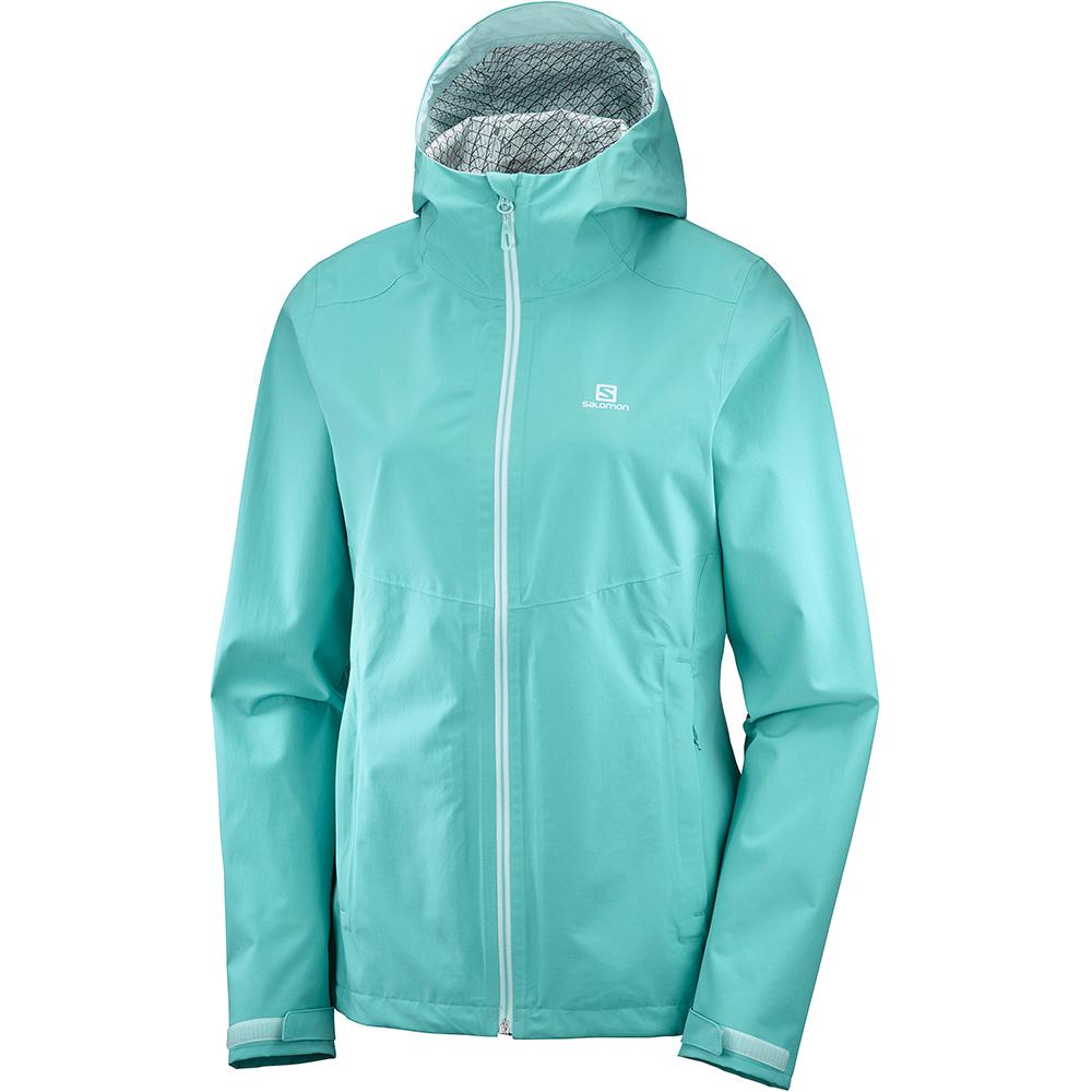 Salomon LA COTE FLEX 2.5L JKT W Chaquetas Mujer - Turquesa - Colombia (13260-PBFT)